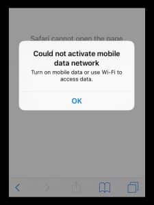 data selular tidak aktif iphone